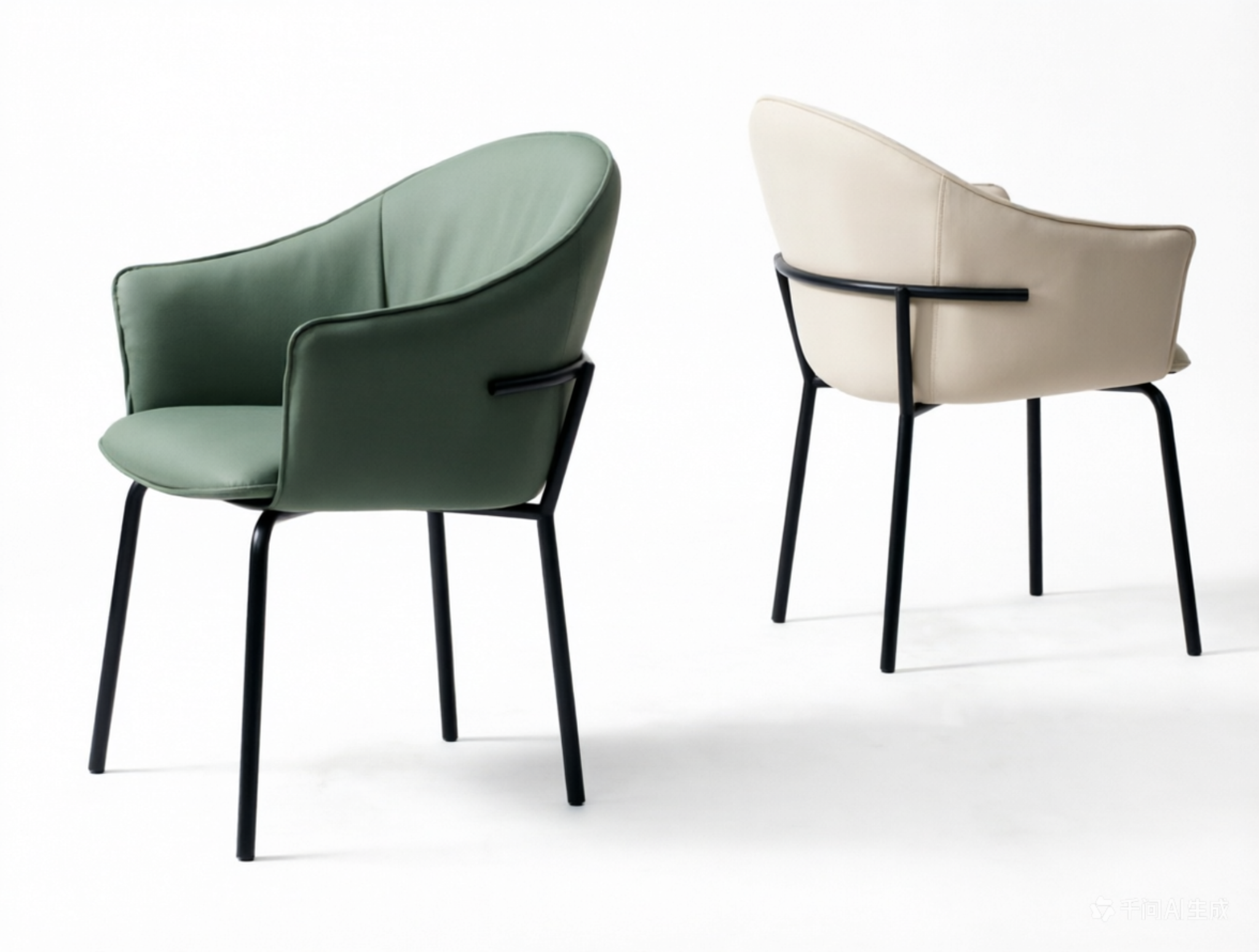 Modern upholstered dining chairs