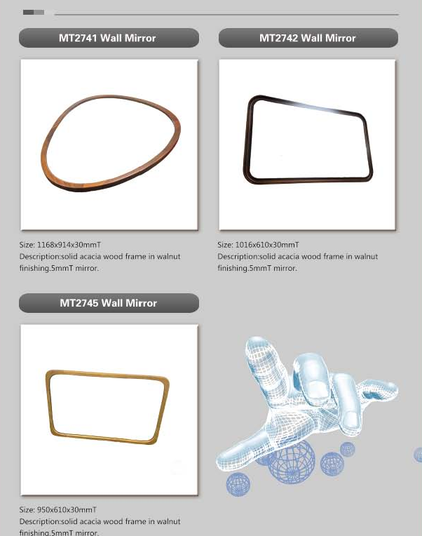 Wall mirror product collection